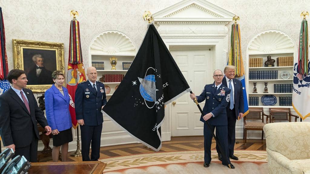 Presentation of the U.S. Space Force Flag by The White House