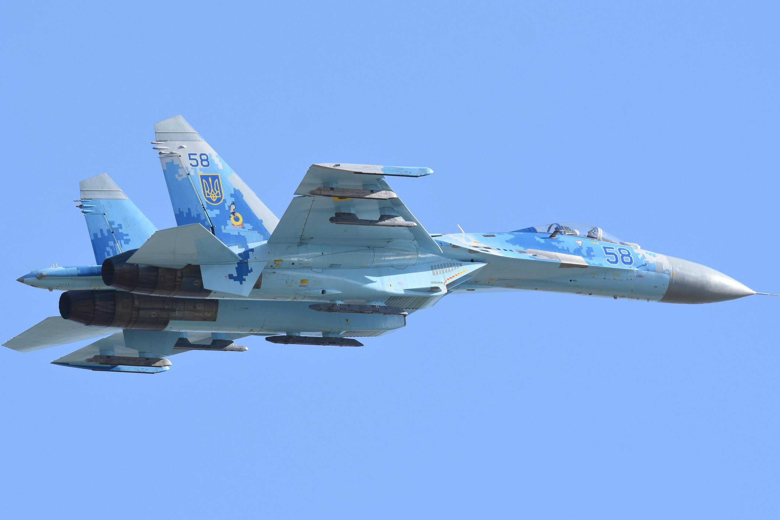 Ukraine+air+force | Ukrainian Air Force Sukhoi Su-27P Flanker