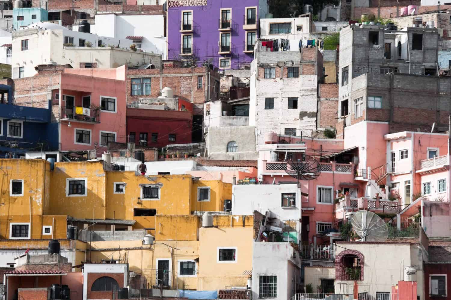 Historical town of Guanajuato (Mexico)