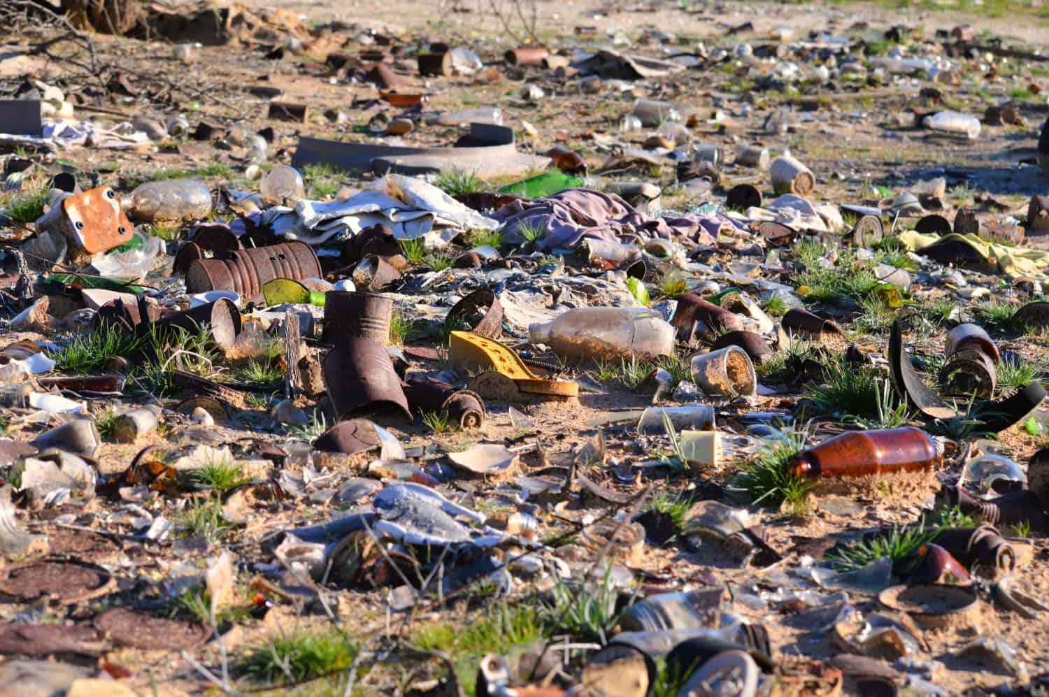 Sonoran Desert pollution dumping trash desert arizona