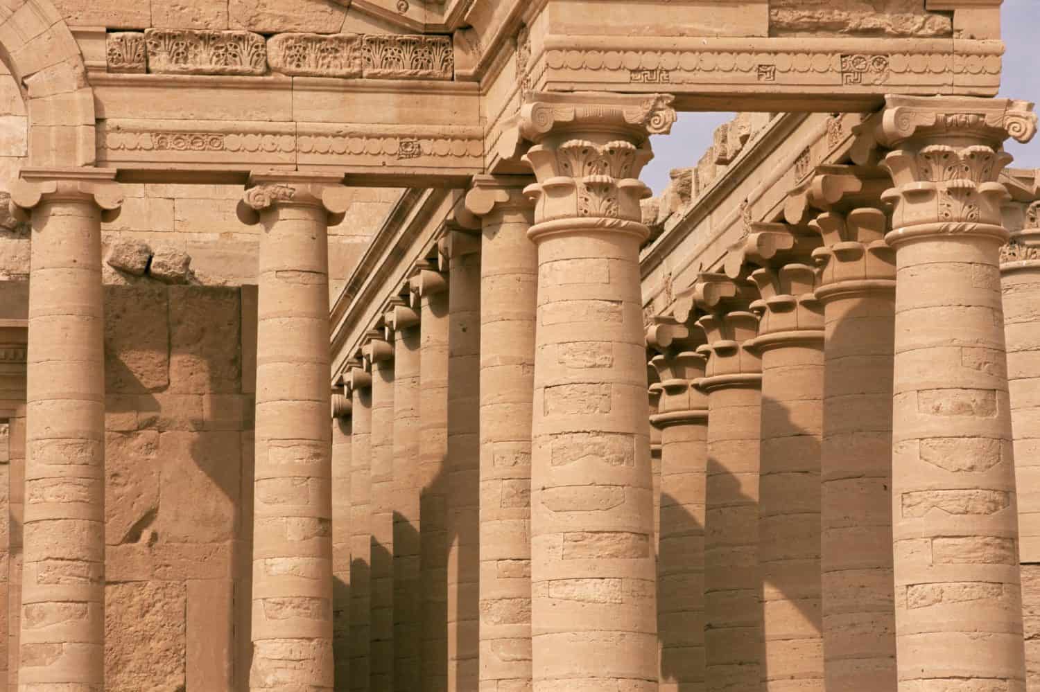 Temple of mrn, hatra, unesco world heritage site, iraq, middle east