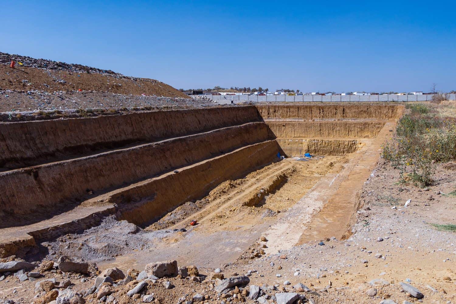 Sanitary landfill in the municipality of San Pedro Cholula, Puebla