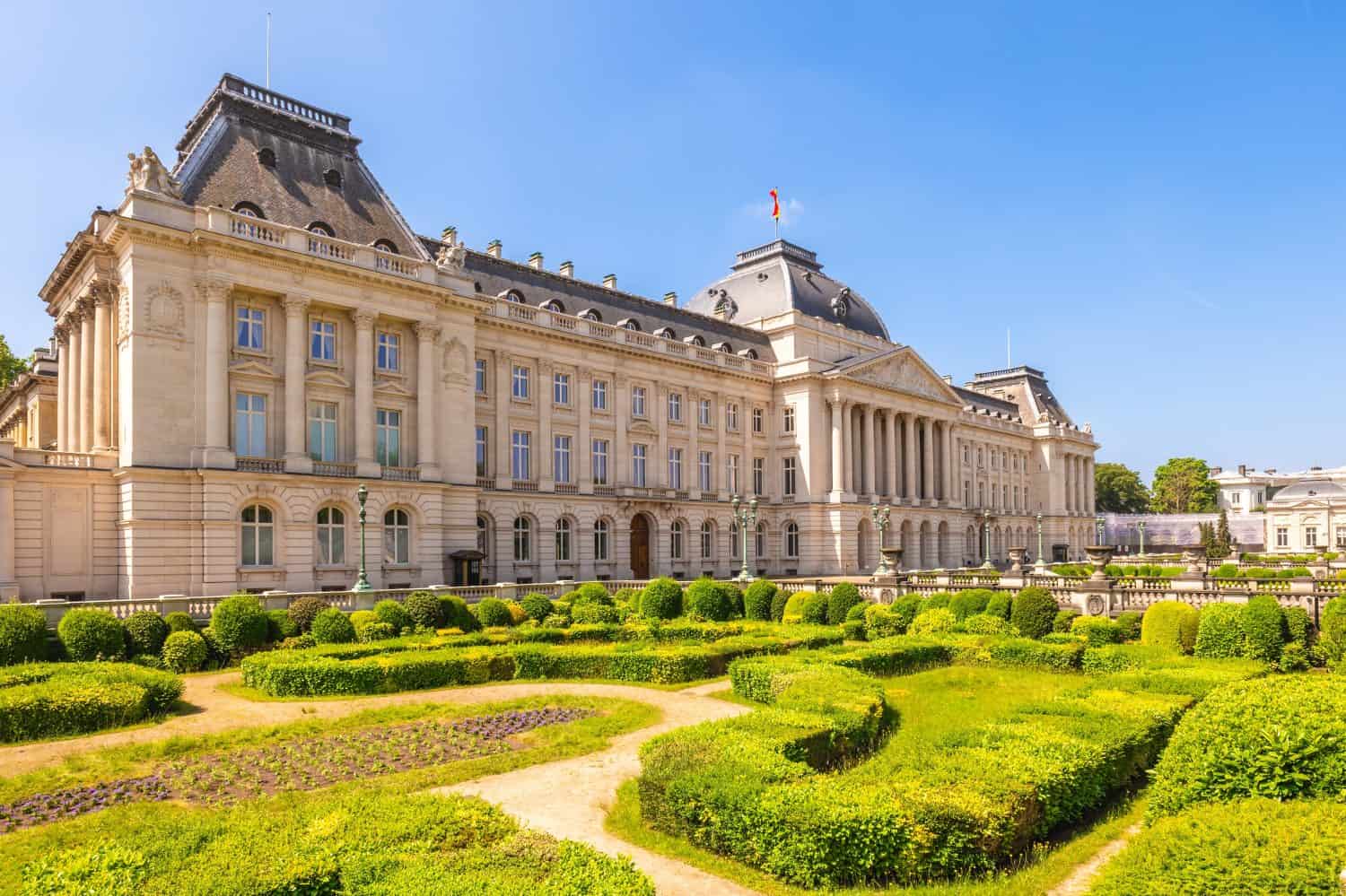 Royal Palace of Brussels, Palais royal de Bruxelles, located in Brussels, Belgium