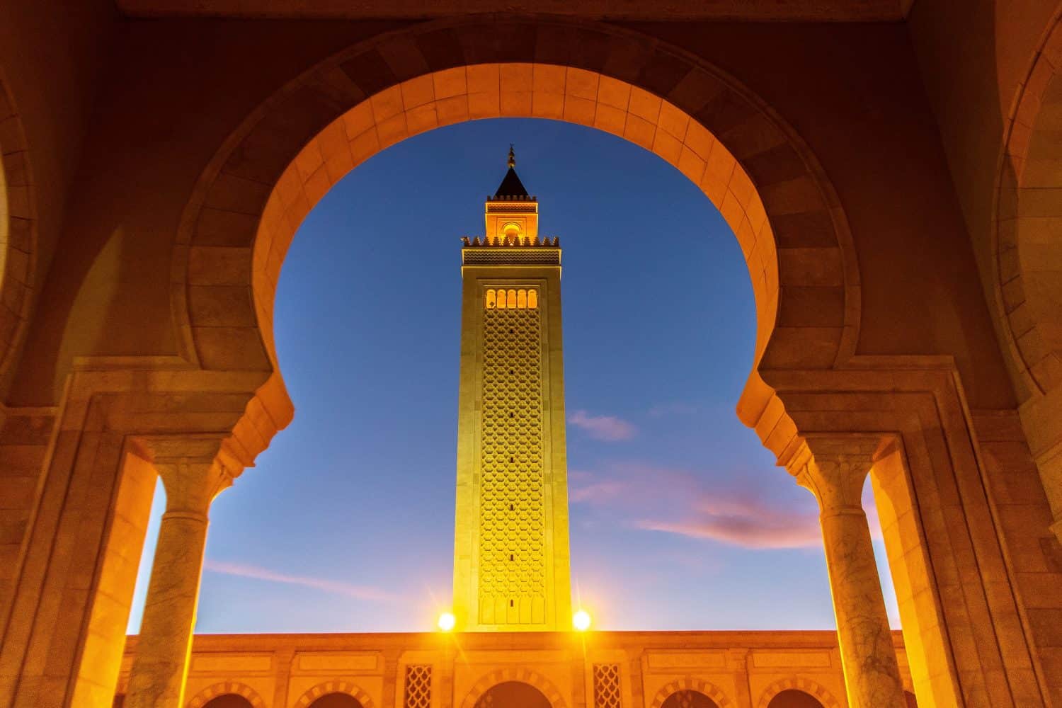 Mosque Malik ibn Anas in Carthage, Tunisia, North Africa