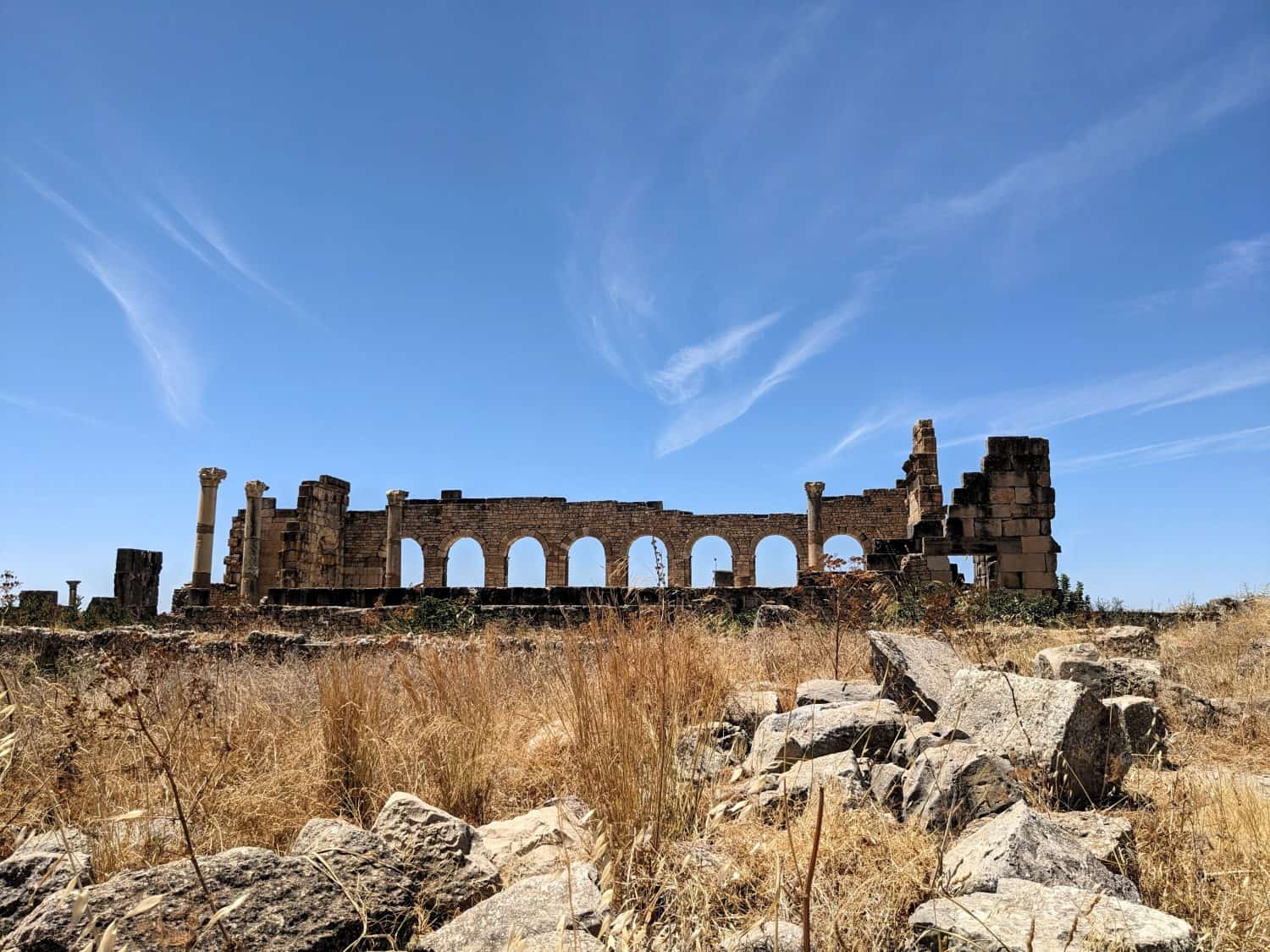 roman, ruins, unesco, mosaic, archaeology, Volubilis