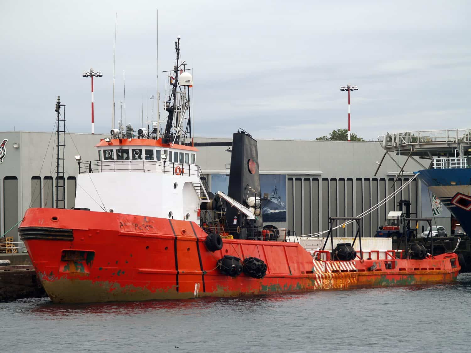 This 4 year old, 205 foot, 7200 HP Arctic Class II supply ship operates on Canada&#039;s three coasts, one of them seasonally. Built as Canmar Supplier. Note the Inuktitut script writing on the bow.