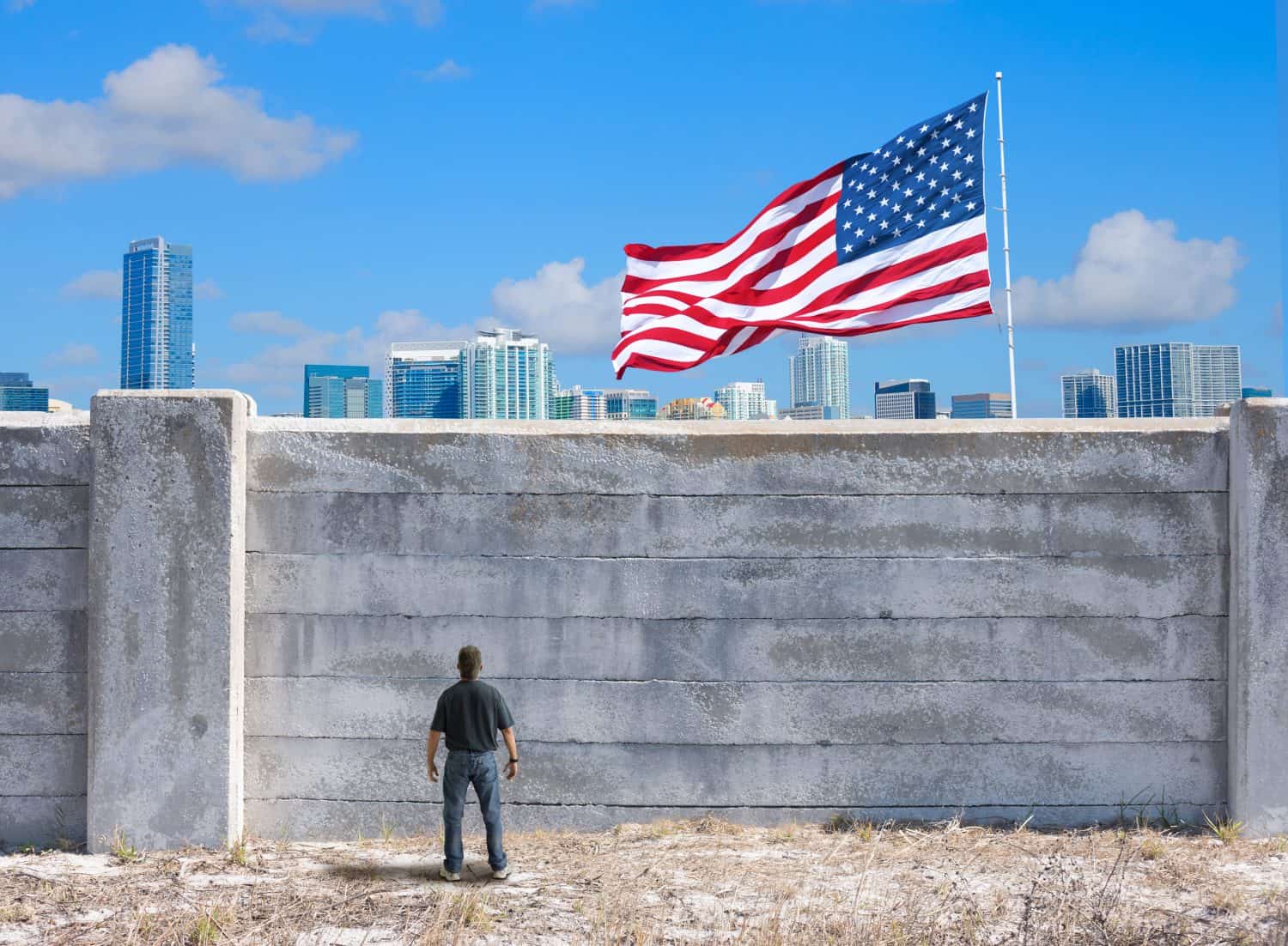 The border wall between United States of America and the rest of the world some U.S. legislators would like to build because of xenophobia. Is this good or bad? Does this isolation make America great?