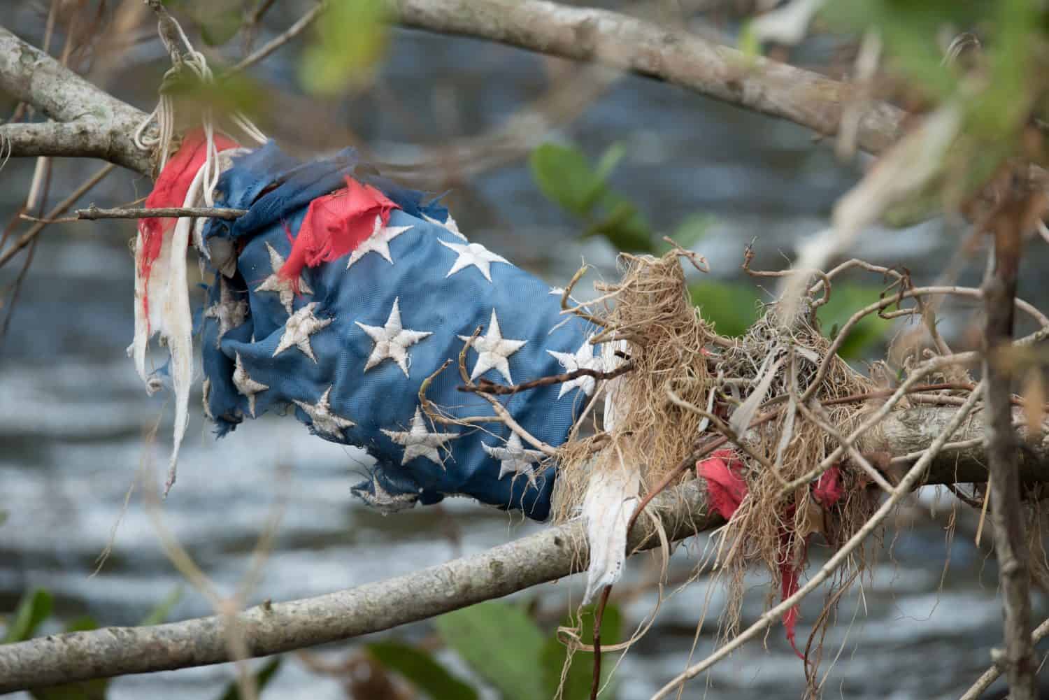 Hurricane Ravaged Flag