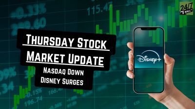Live Market Updates: Nasdaq Drops & Disney Surges
