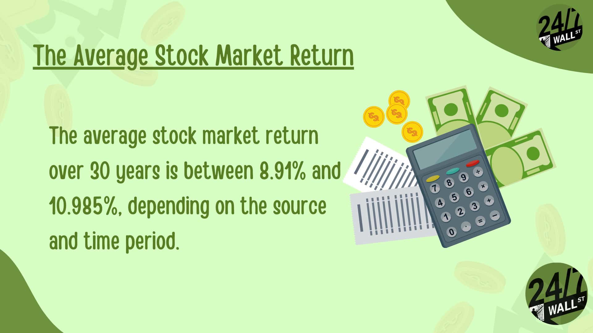 average stock market return