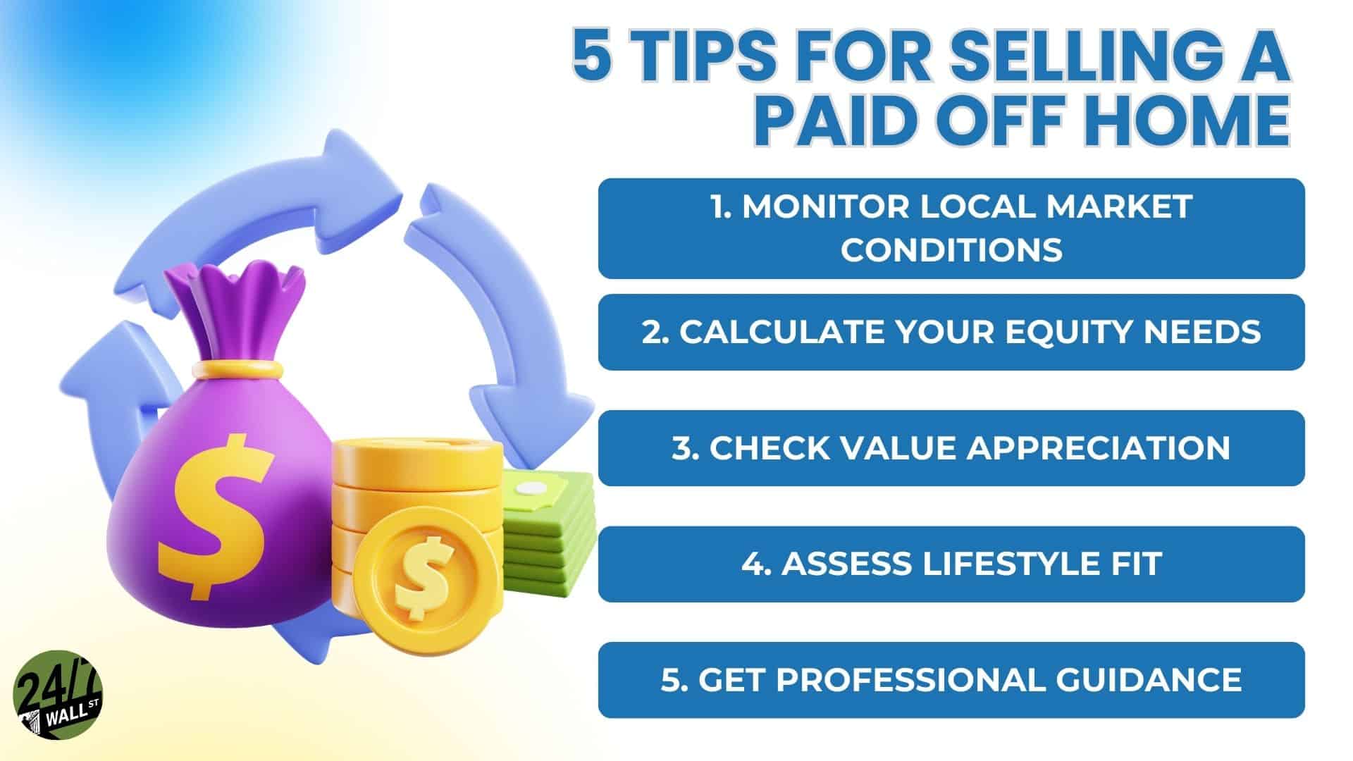 5 Tips for Selling a Paid-Off Home