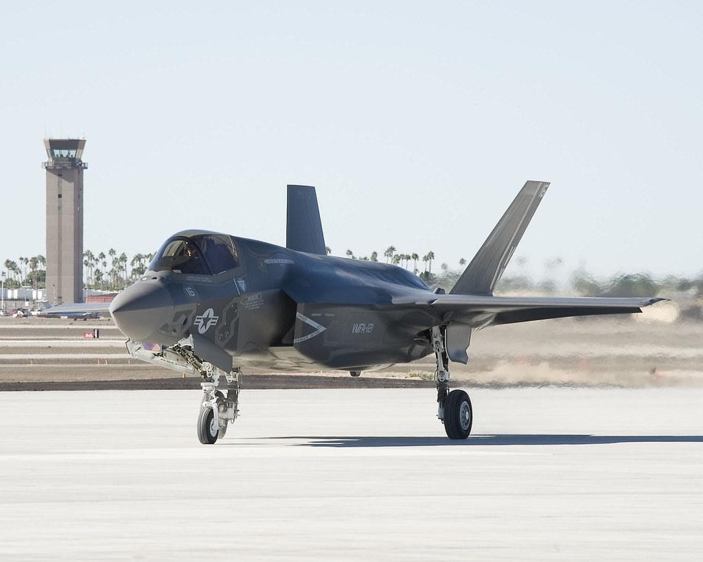 First Lockheed Martin F-35B Arrival at MCAS Yuma, Arizona by aeroman3