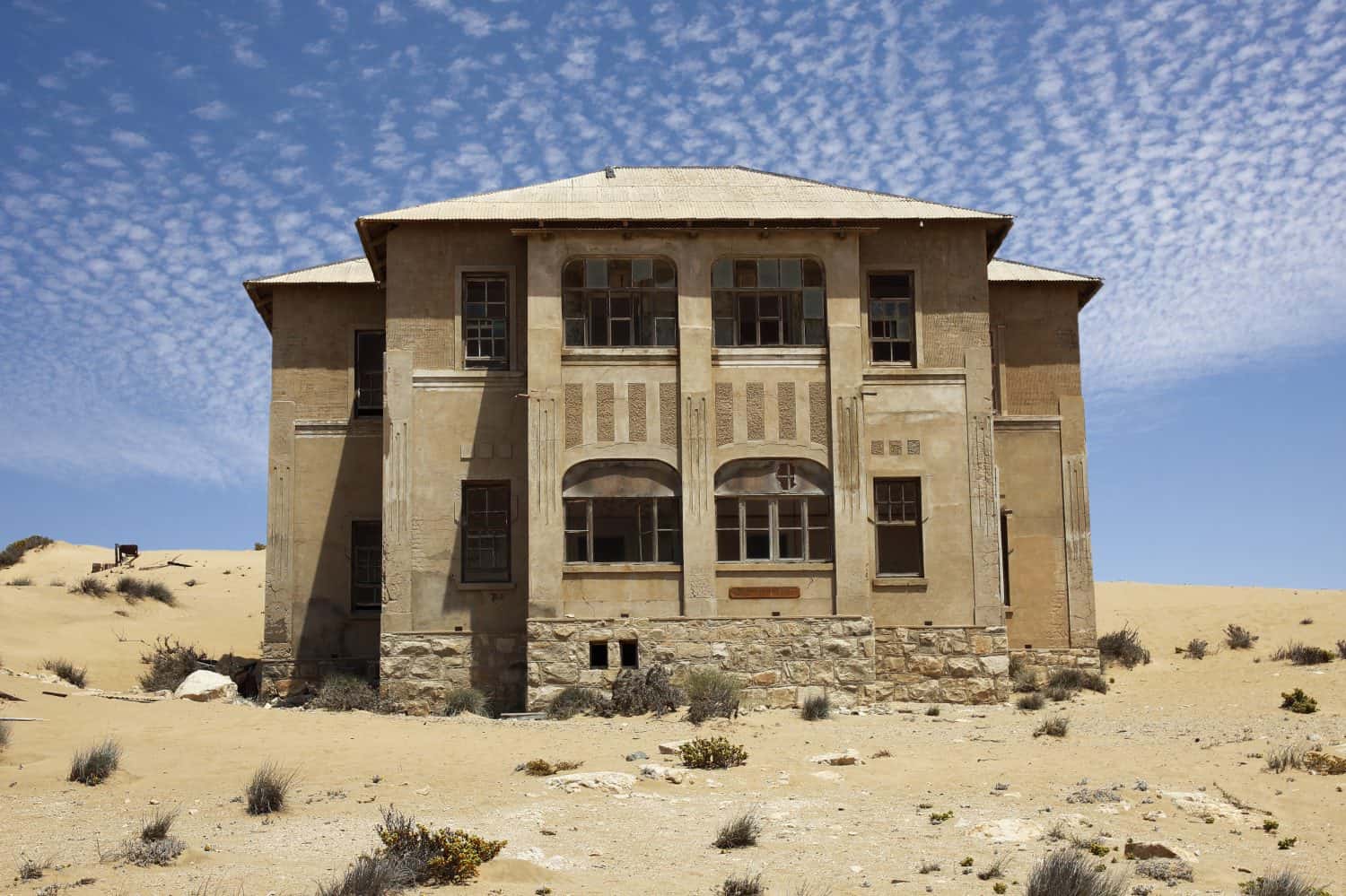 Abandoned house of the colony &quot;Kolmanskop&quot; in Namibia