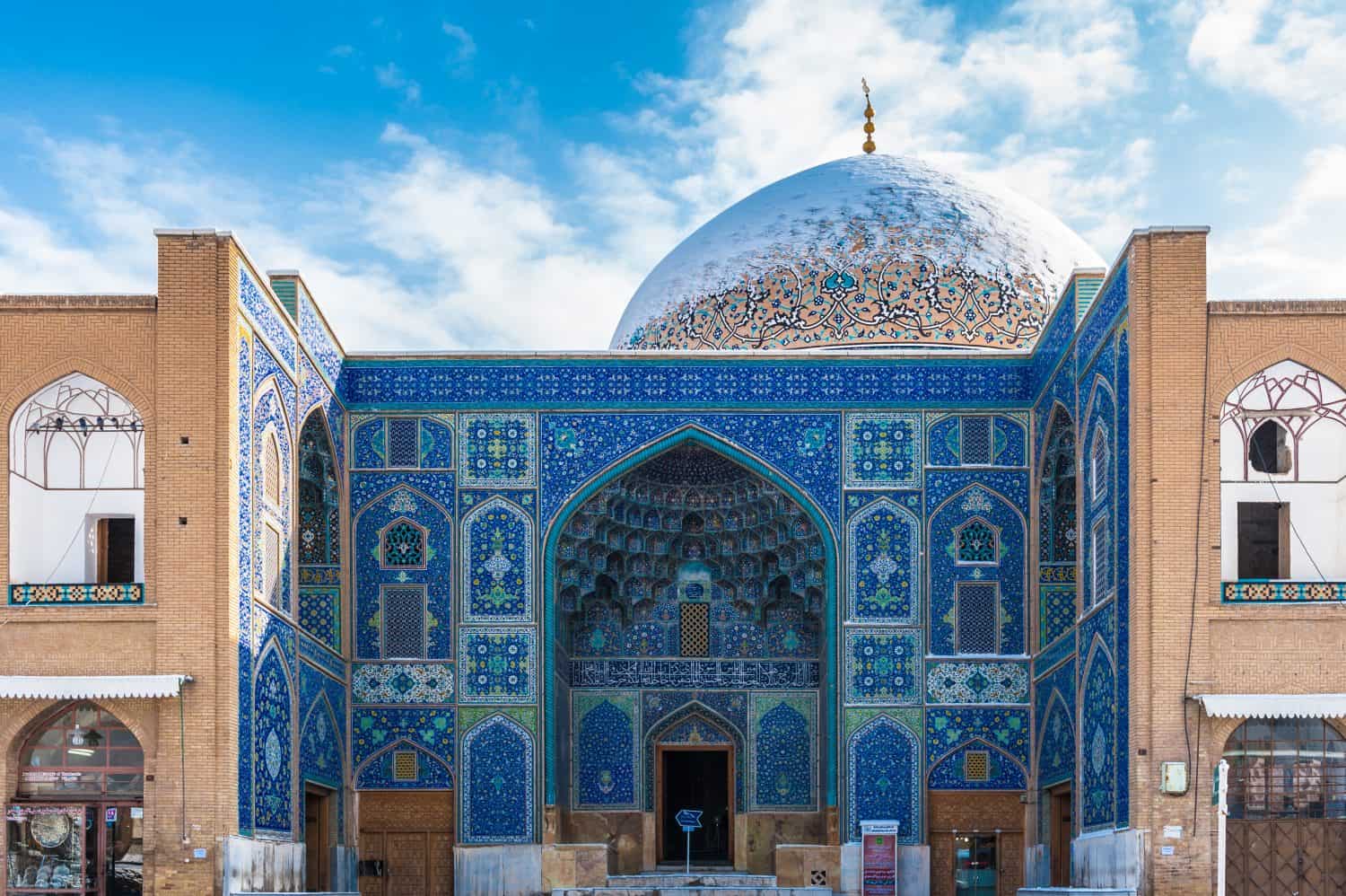 Sheikh Lutfollah Mosque is one of the architectural masterpieces of Safavid Iranian architecture, standing on the eastern side of Naghsh-i Jahan Square, Isfahan, Iran.