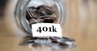 Money jar for savings and investment IRA 401k retirement or college rainy day