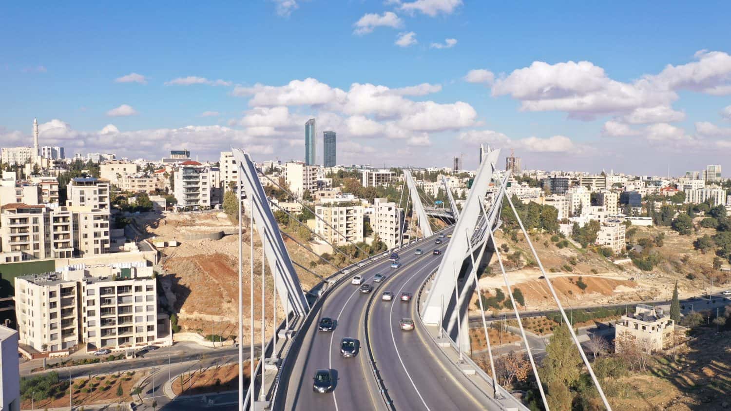 Amman abdoun from the sky