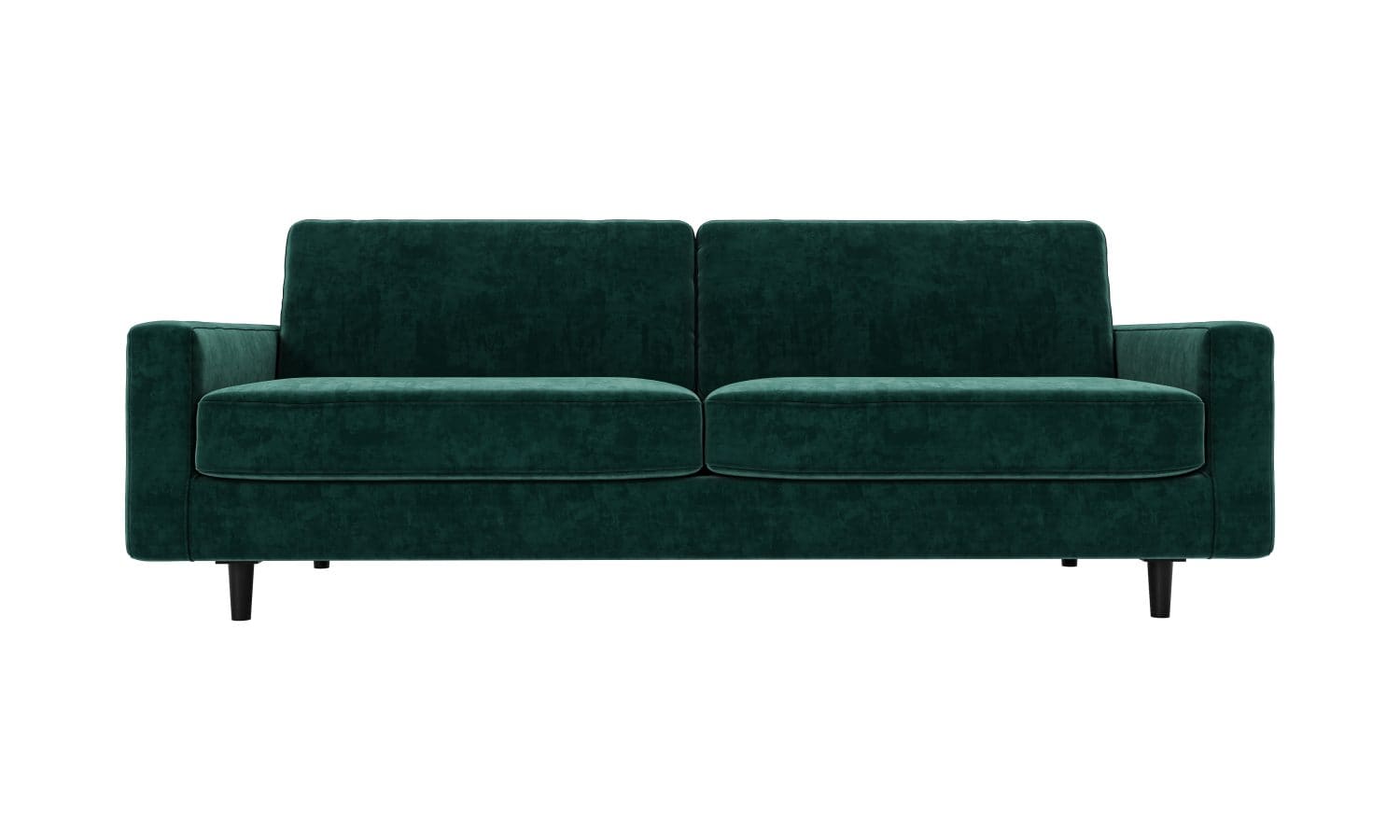 Modern green sofa isolated on white background. Furniture Collection.