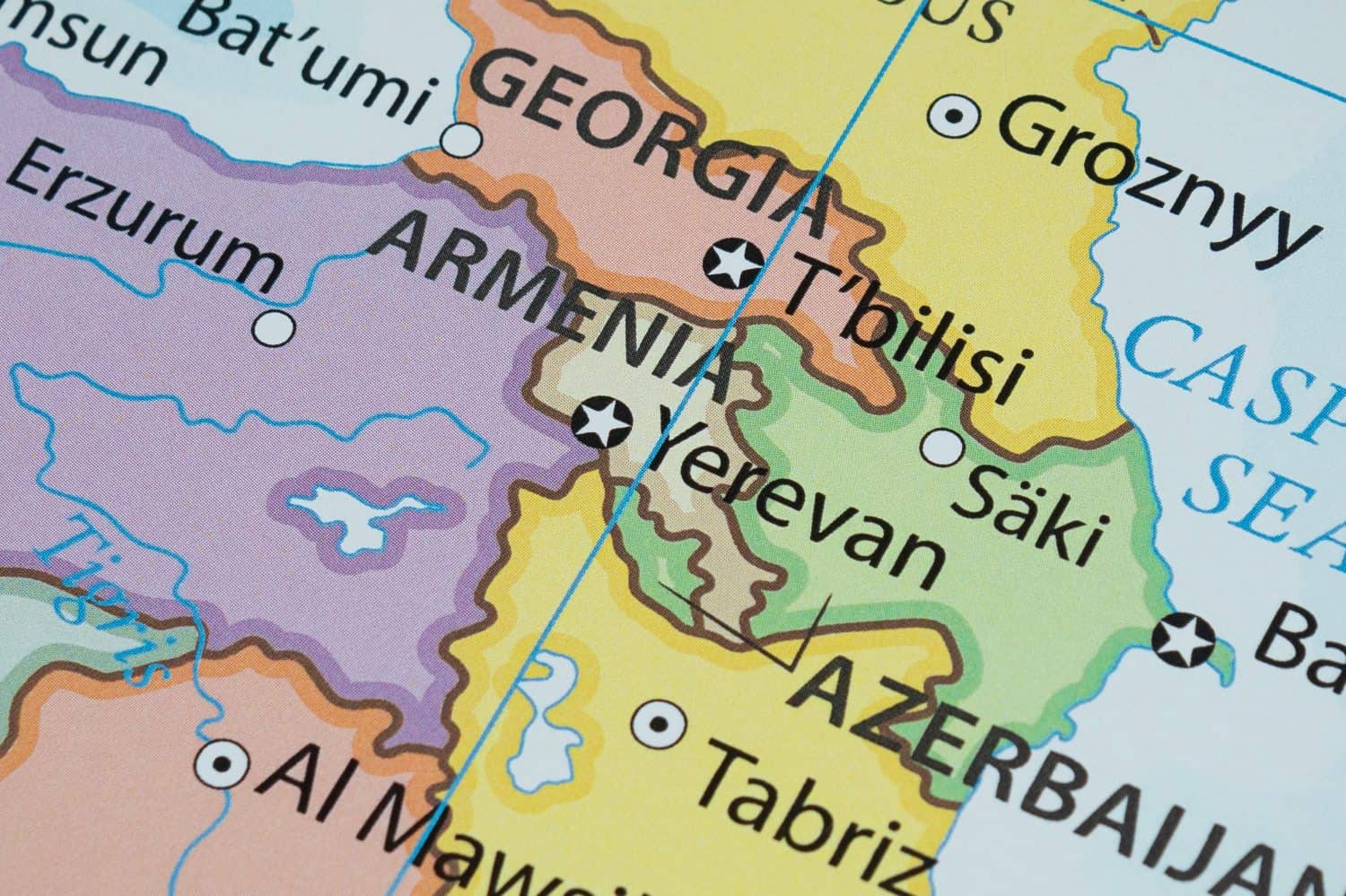 map, Armenia