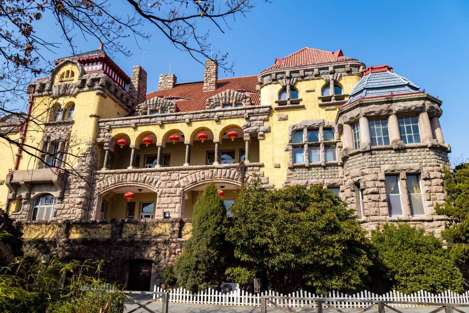 Old Governor&#039;s House from the German Colonial era in Qingdao, China