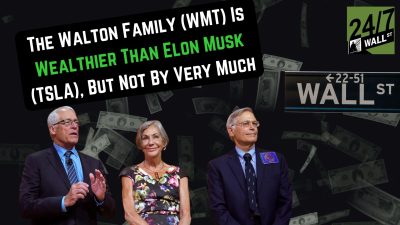 The Walton Family (WMT) Is Wealthier Than Elon Musk (TSLA), but Not by Very Much