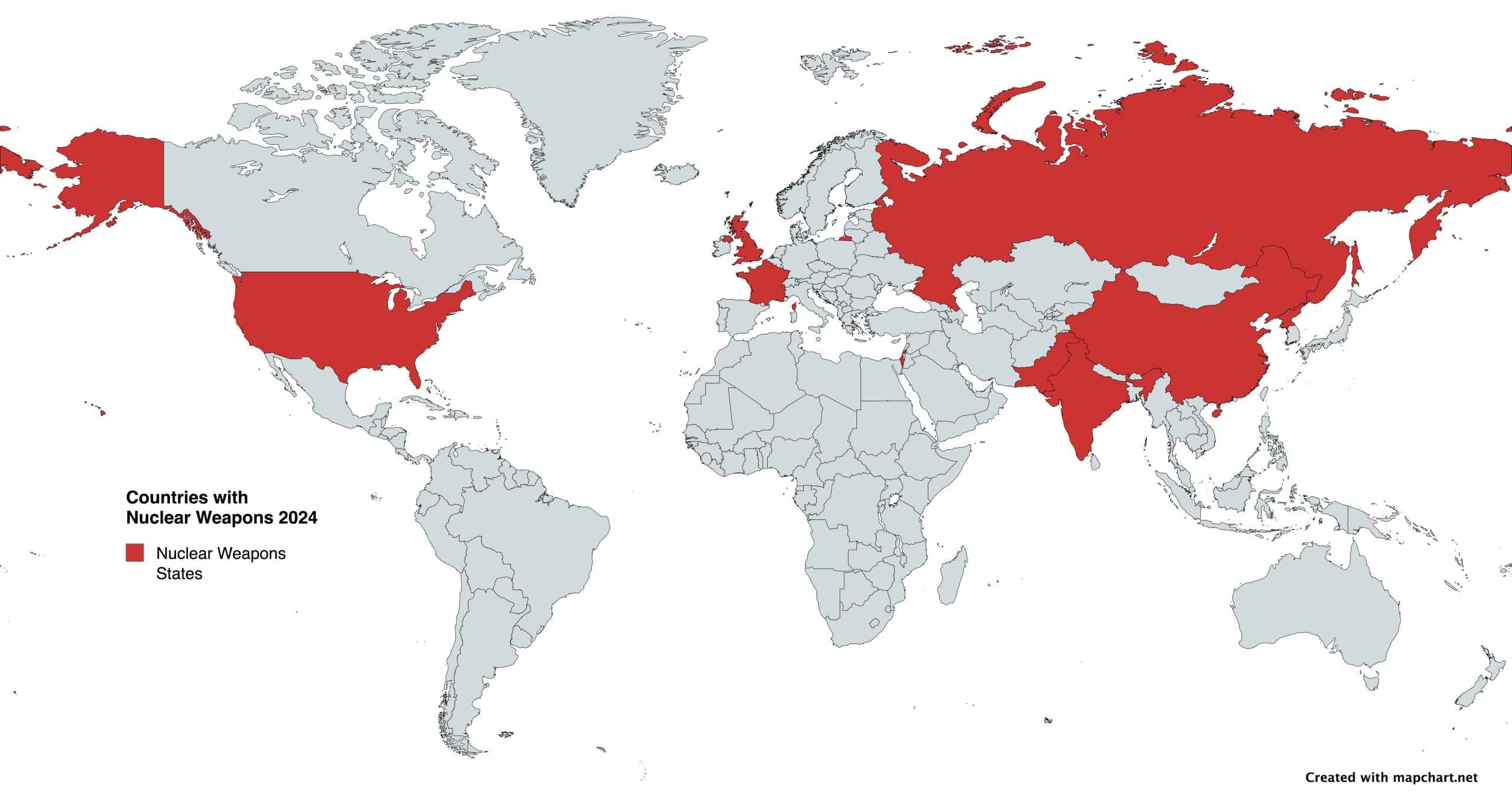 Countries with Nuclear Weapons 2024