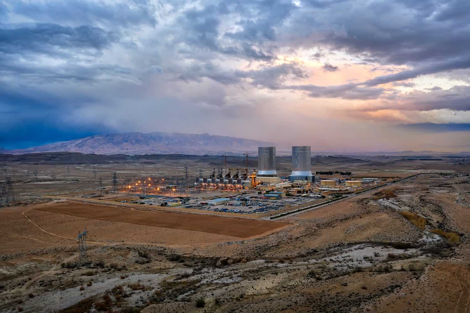 Power Plant in the South of Iran taken in January 2019 taken in hdr