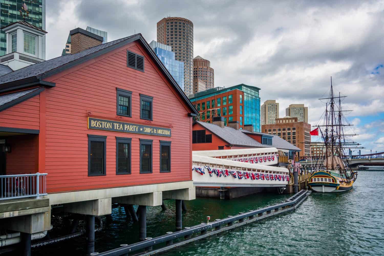 The Boston Tea Party Museum, in Boston, Massachusetts