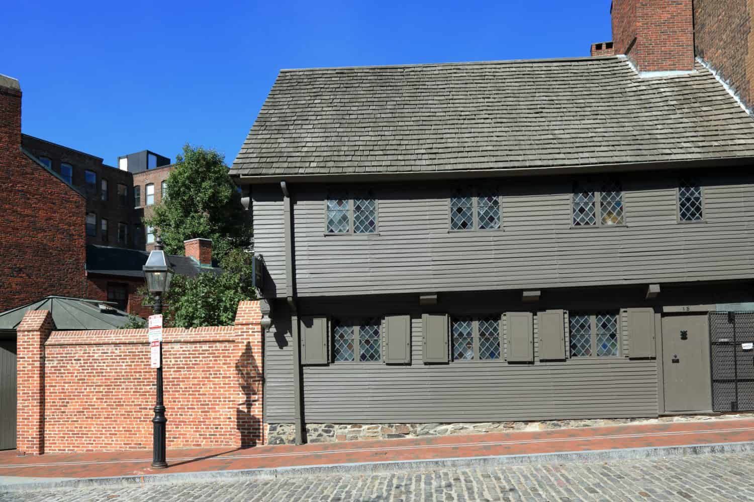 Paul Revere House, Freedom Trail, Boston, Massachusetts, USA