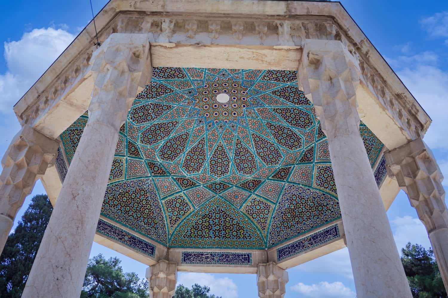 Hafezieh or Tomb of Hafez, Iran’s most celebrated poet and a leading icon in Persian culture, Shiraz, Fars Province, Iran