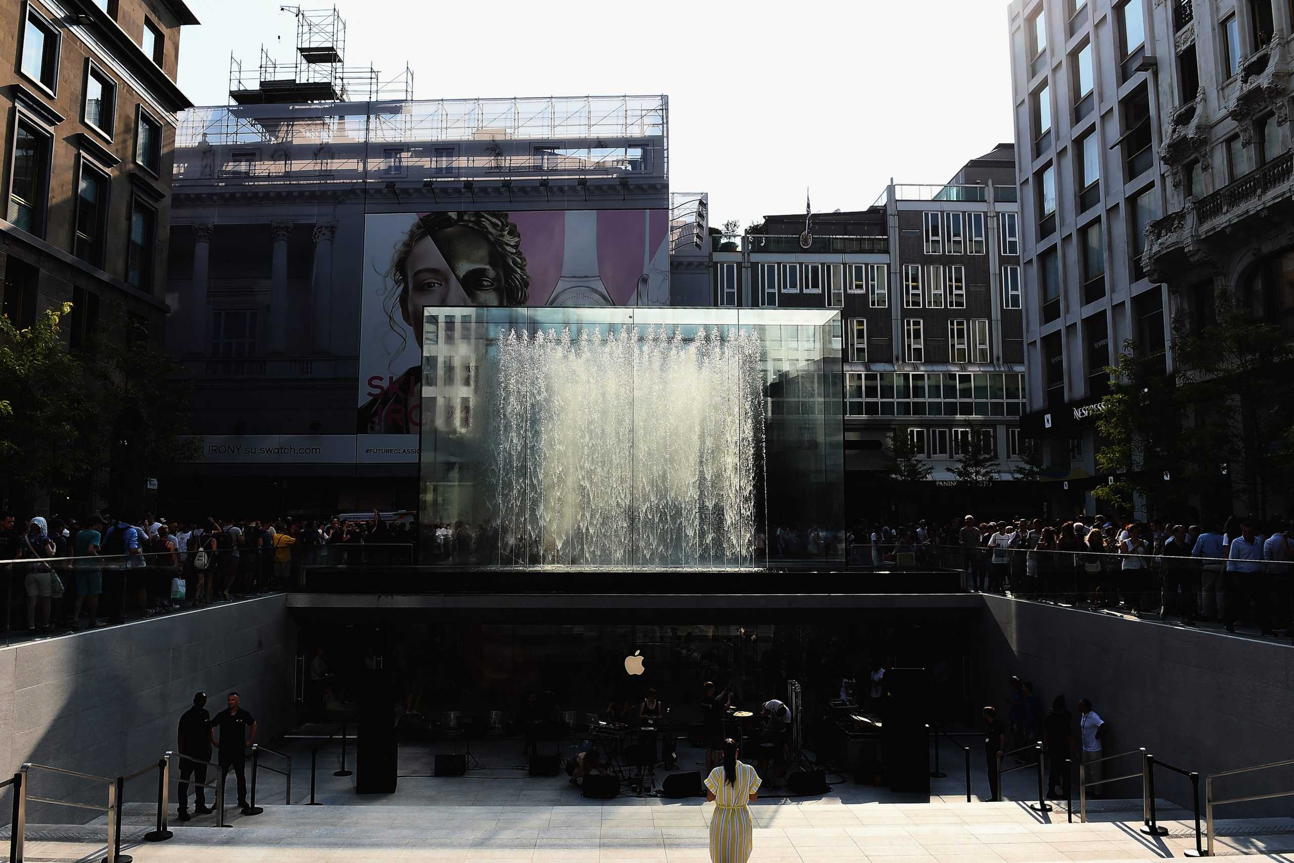 Apple Store Opening In Milan