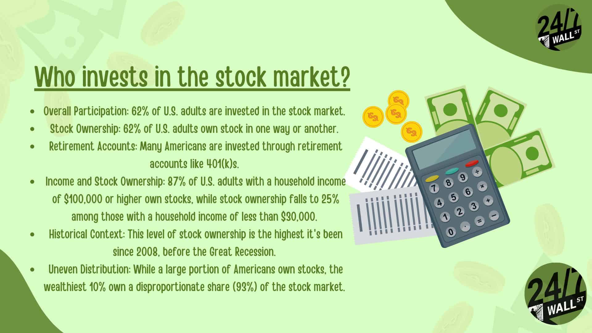 Who invests in the stock market?