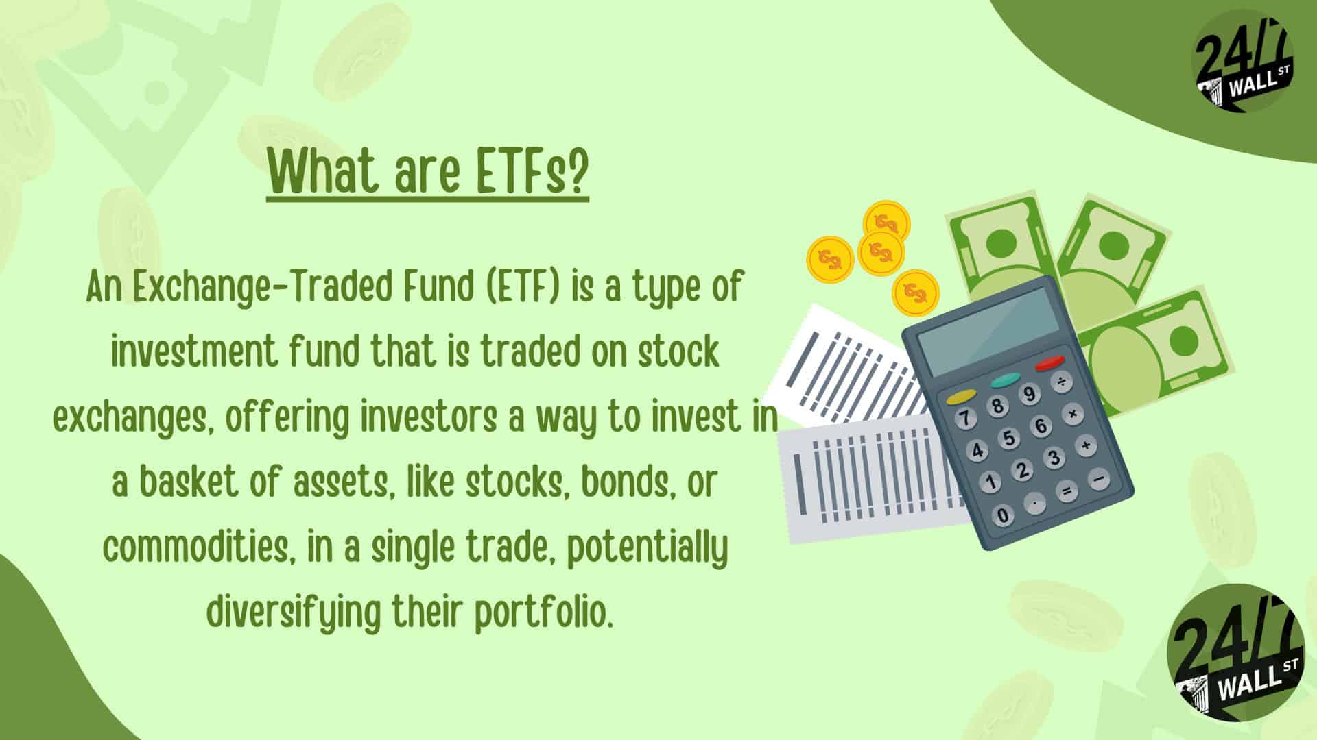 What are ETFs?