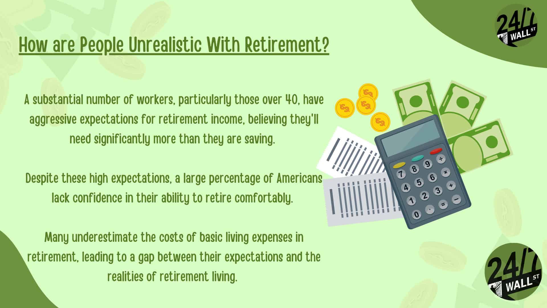 How are People Unrealistic With Retirement?