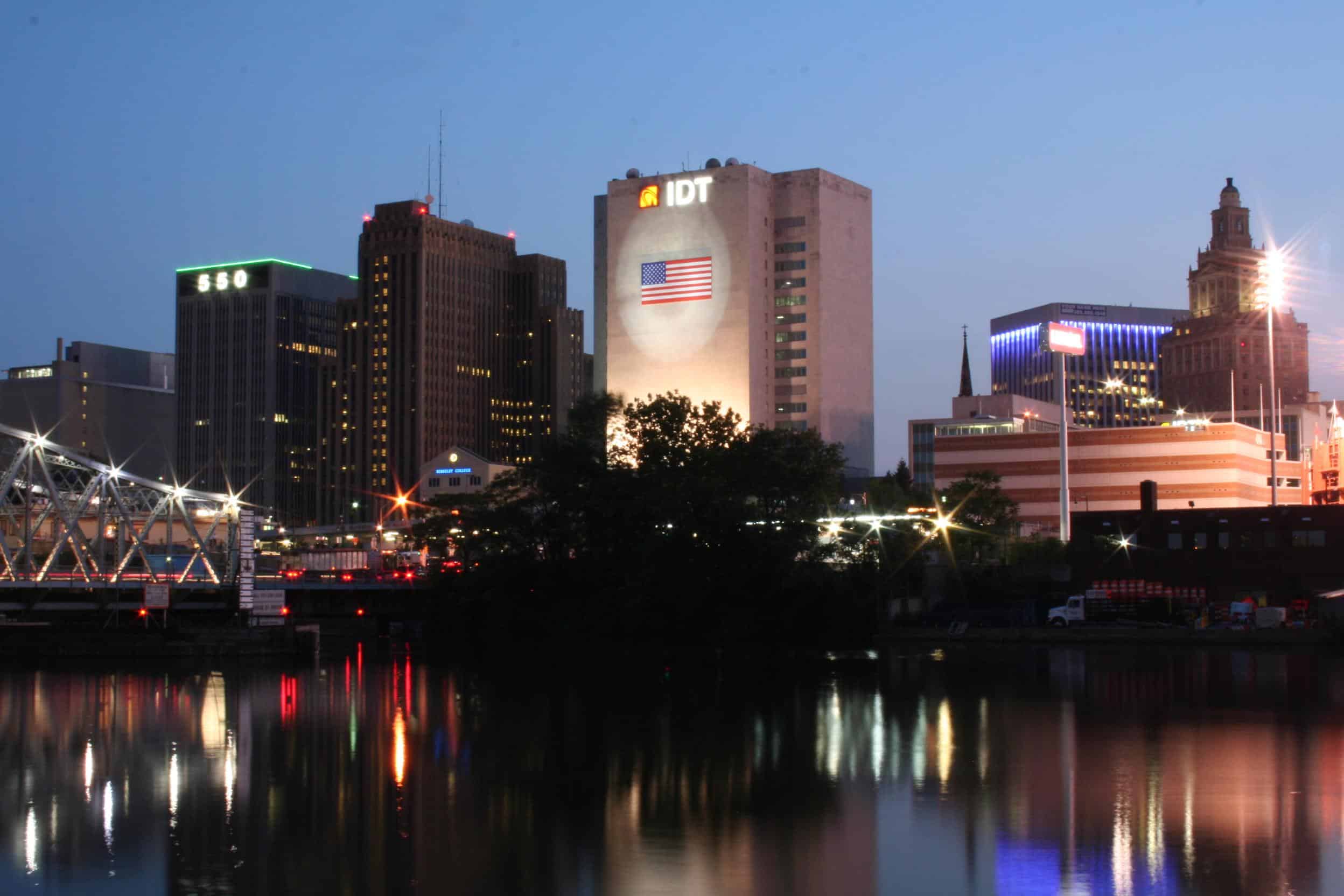 File:Newark, New Jersey at night.jpg by Jamaalcobbs at English Wikipedia