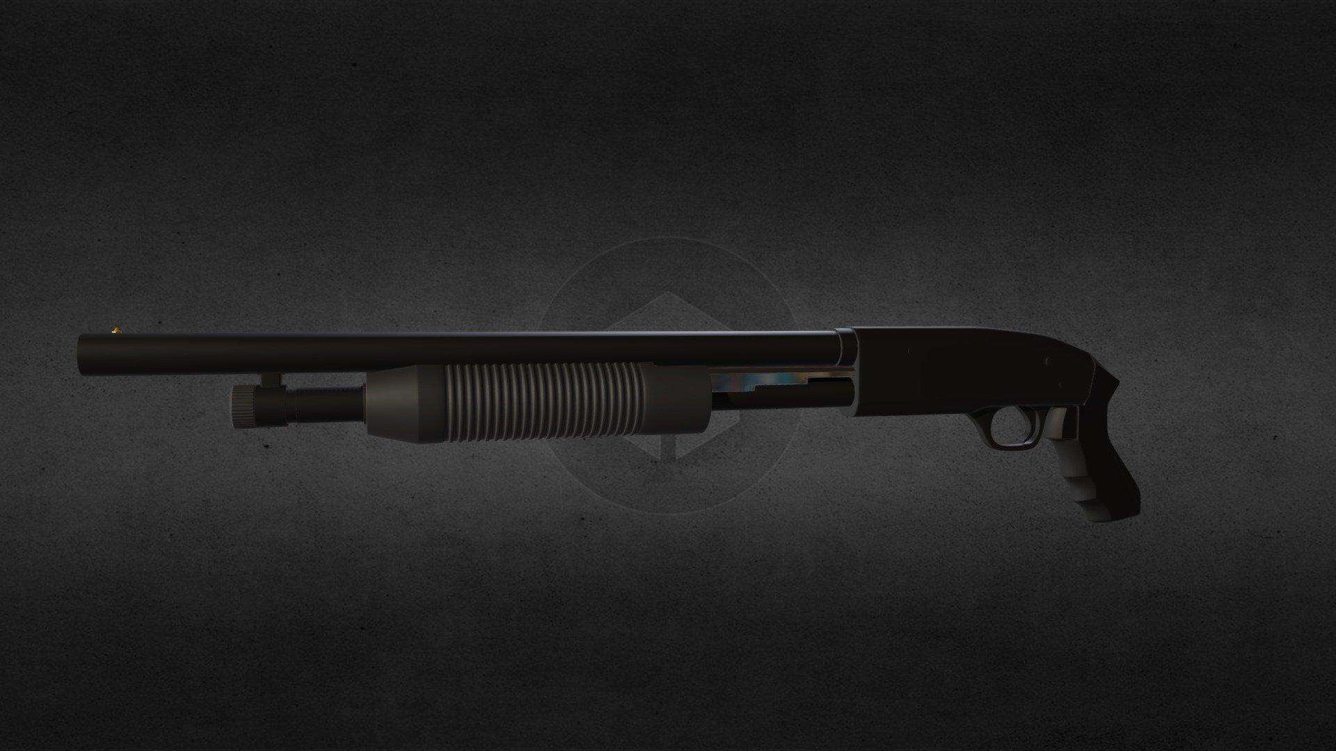 Mossberg 500 Pump Shotgun by Samurai_Chad