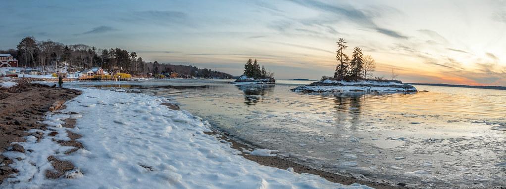 Coastal Maine Winter by Me in ME