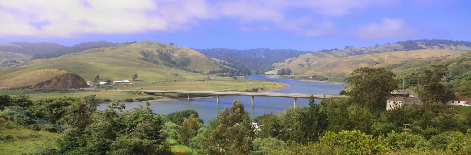 Route 1, Bridge over Russian River, Sonoma County, California