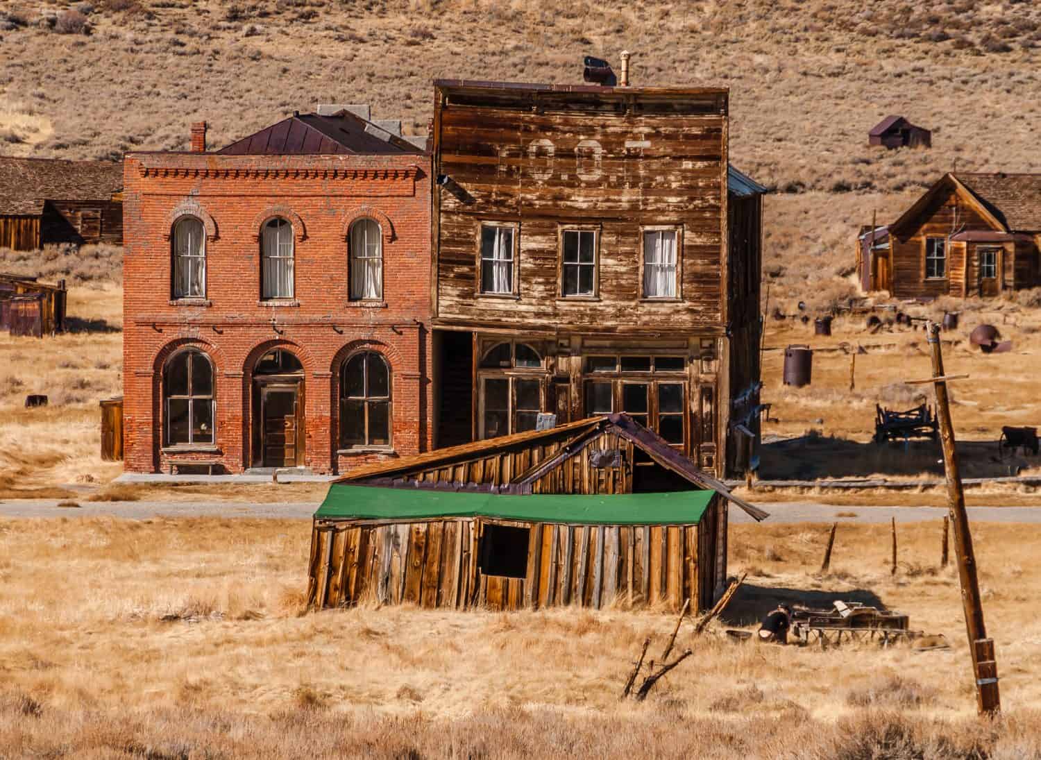 Ghost town Bodie State Historic Park California United States.