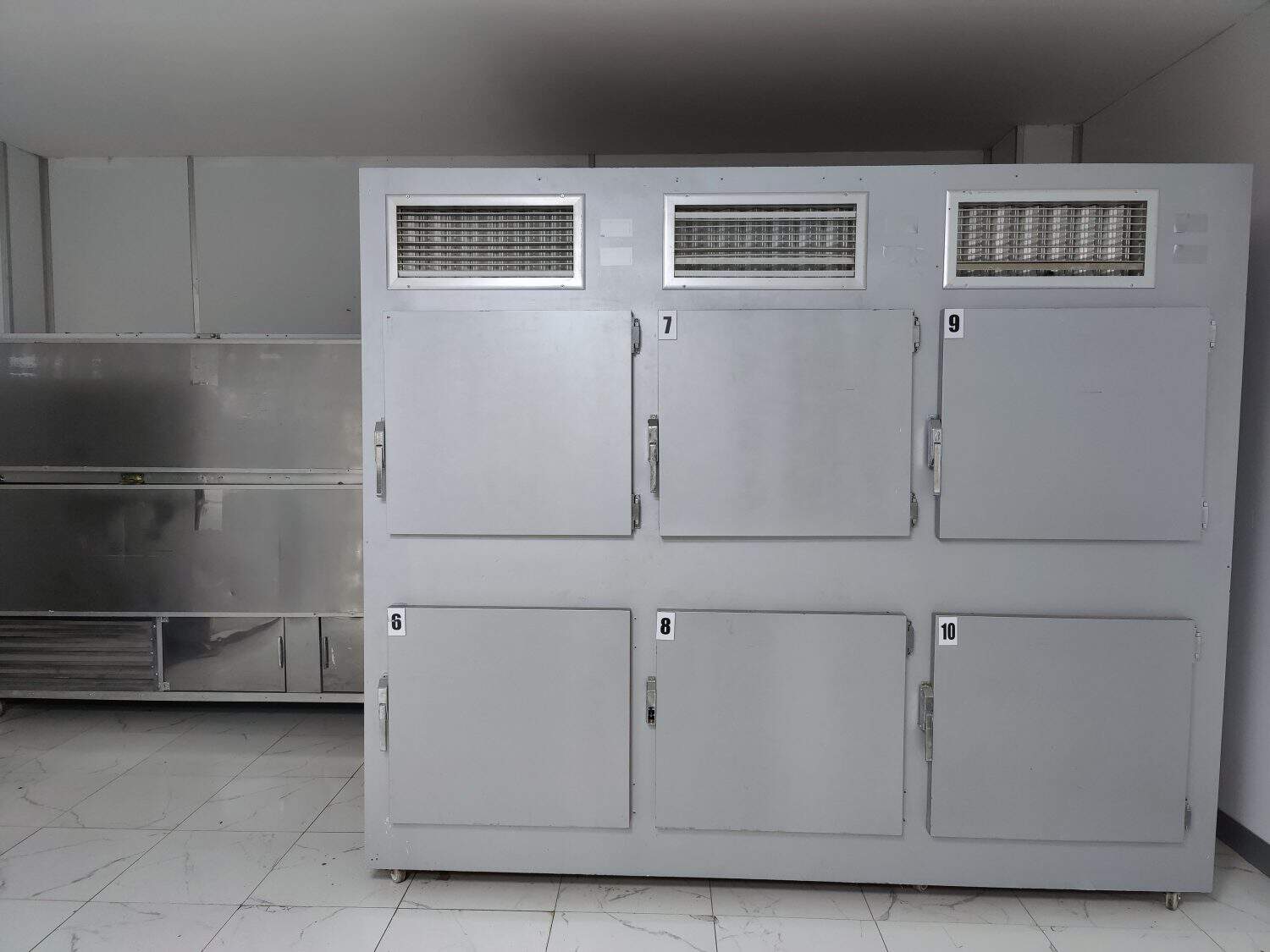 morgue, funeral cabinets, hospital morgue