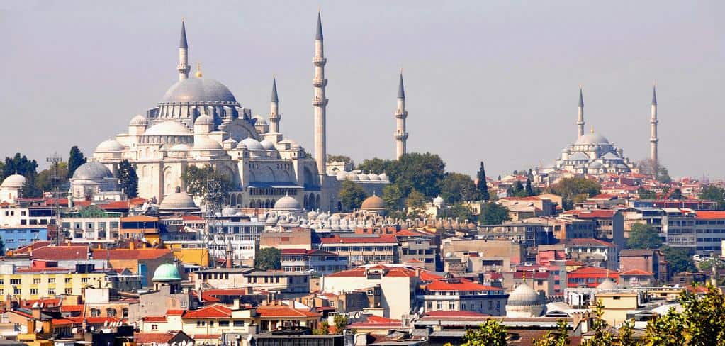 Istanbul skyline by M McBey