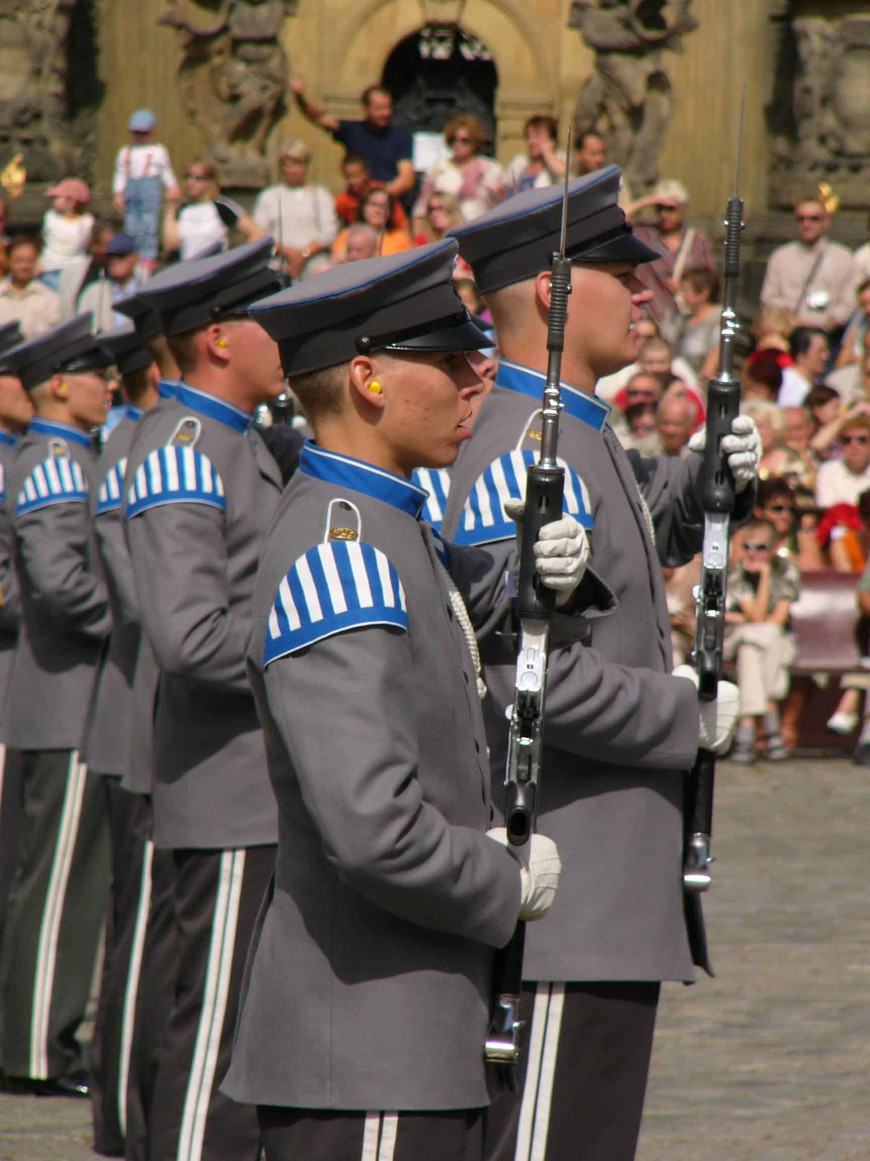 Finland military band singing by Michal Mau0148as