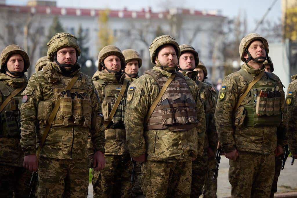 Volodymyr Zelenskyy took part in hoisting the State Flag of Ukraine in liberated Kherson. by President Of Ukraine