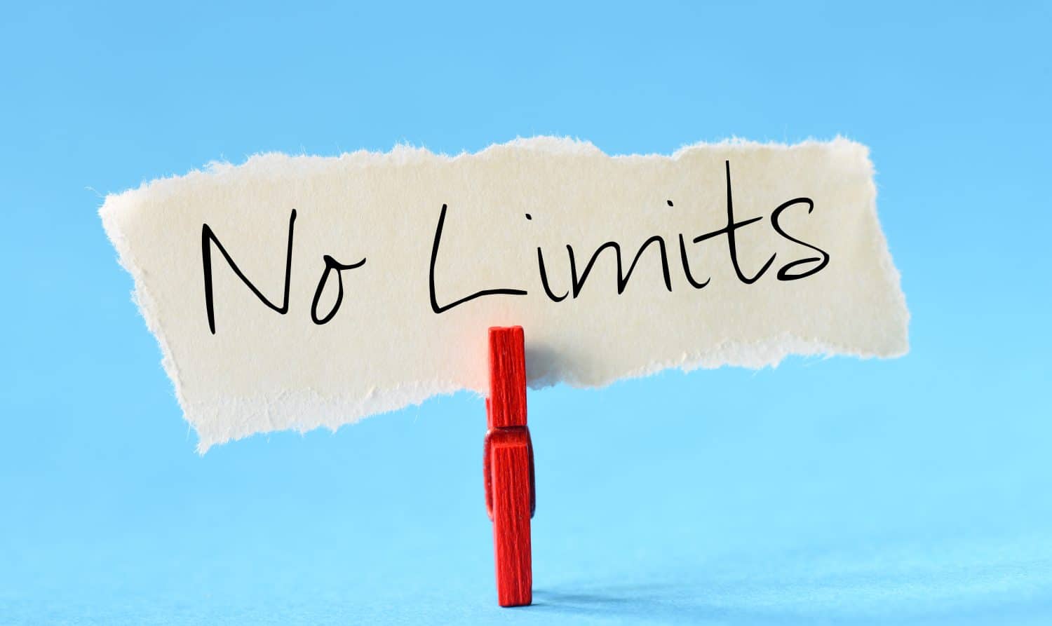 No limits text