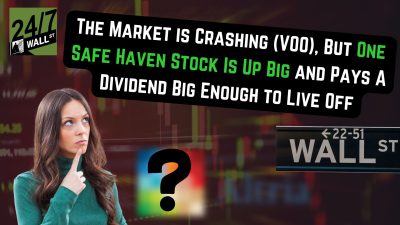 The Market Is Crashing (VOO), but One Safe Haven Stock Is Up Big and Pays a Dividend Big Enough to Live Off