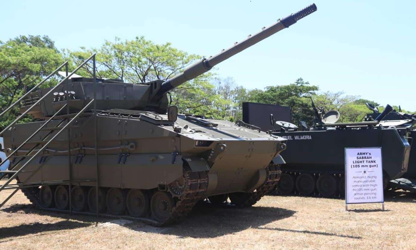 Sabrah light tank presented during the 126th Philippine Army Founding Anniversary by Xiaoling22