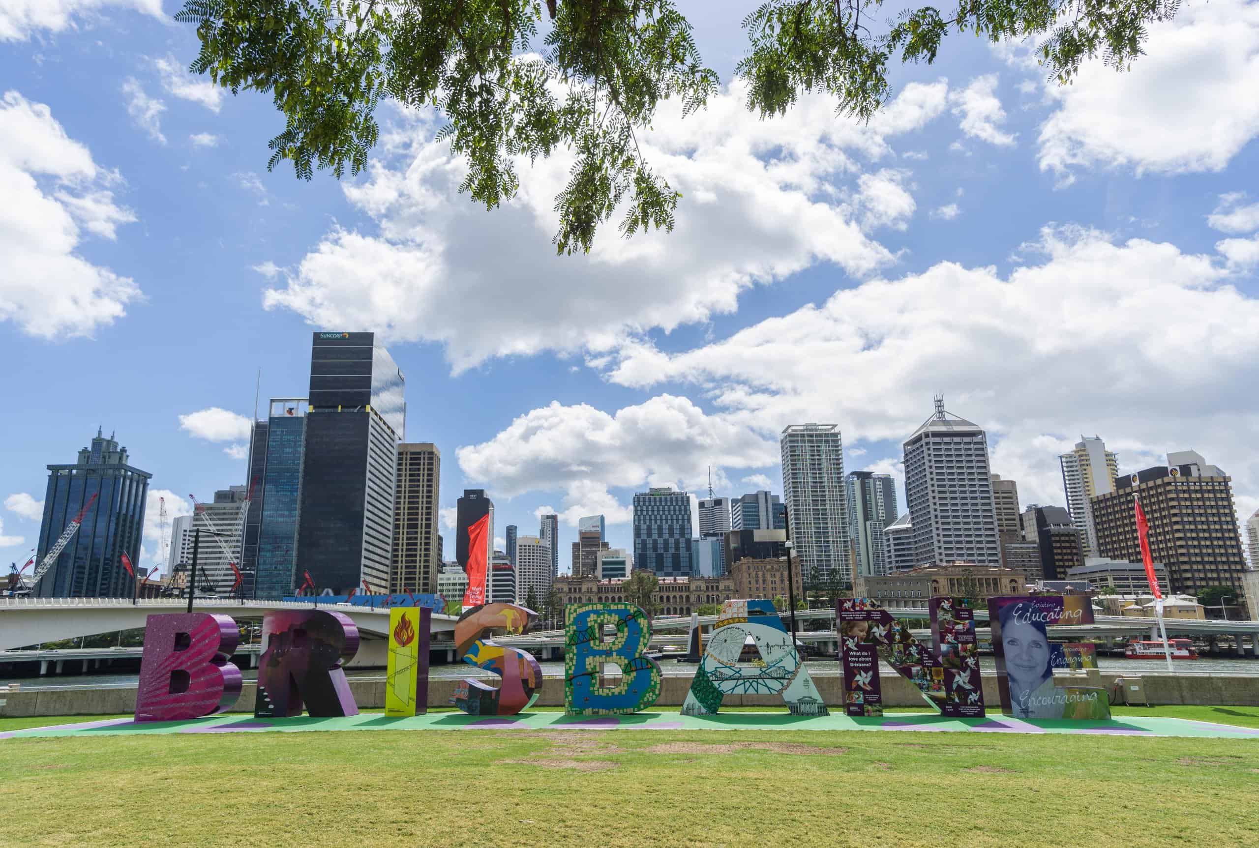 Brisbane Sign, Australia by Lenny K Photography