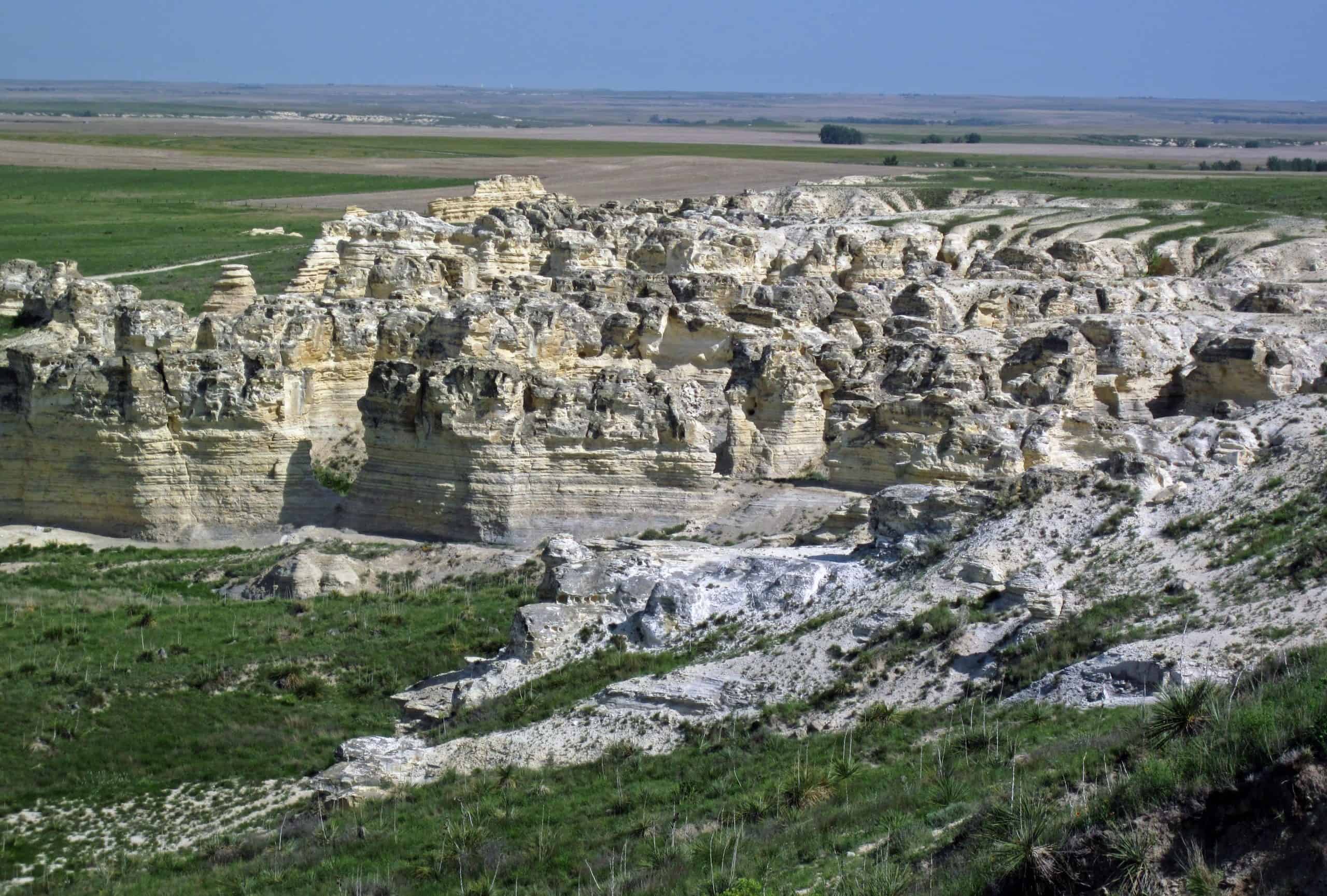 Chalk badlands (Niobrara Forma... by James St. John