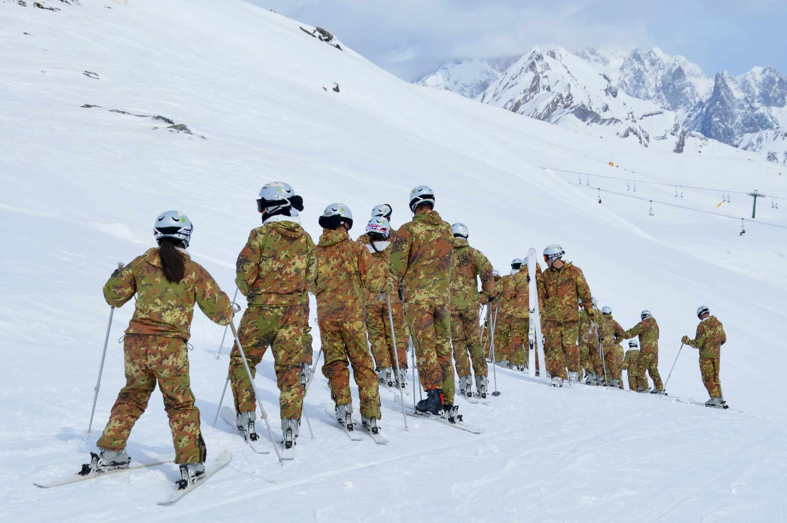 Unidentified Italian military on skis, La Thuile, 2024 by DimiTalen