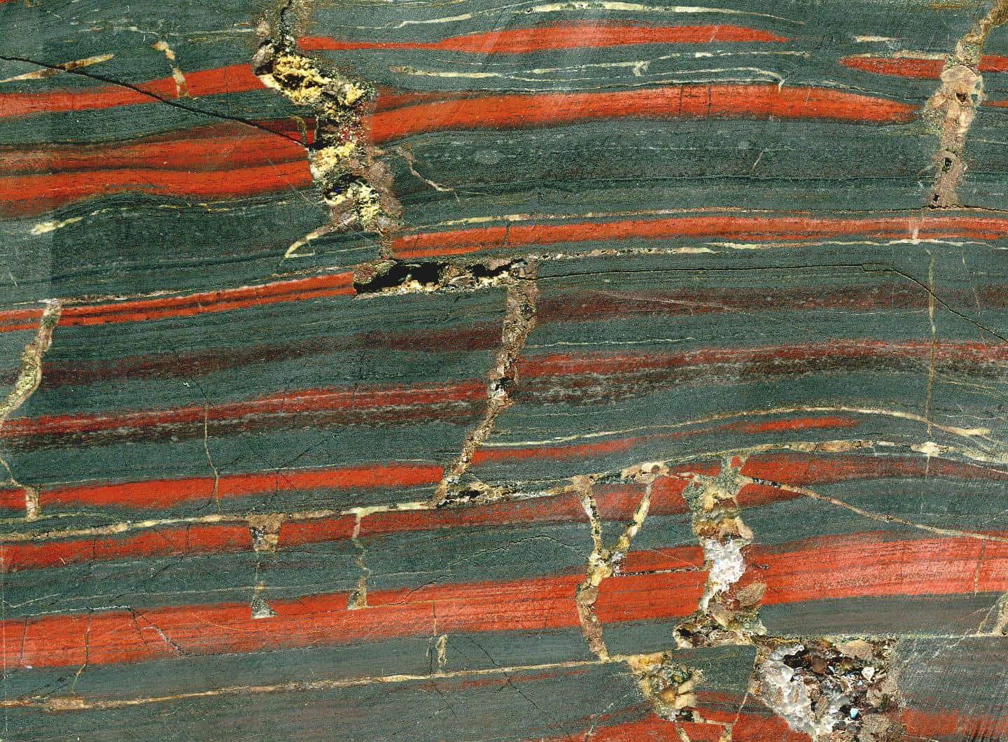 Jaspilite banded iron formatio... by James St. John