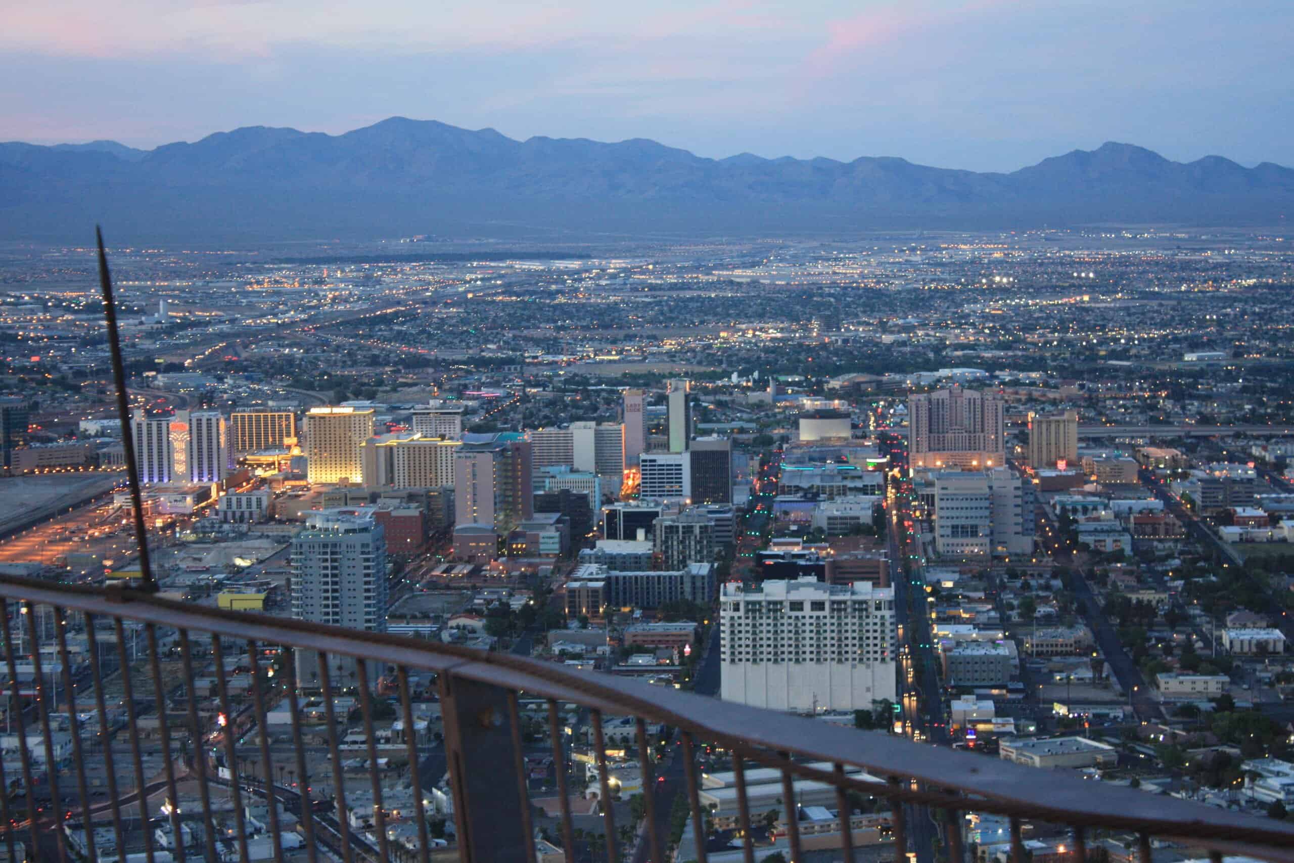 Downtown Las Vegas Strip from ... by David Herrera